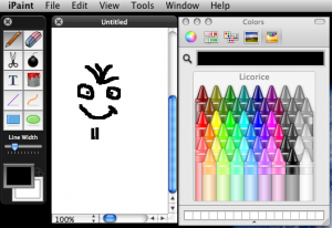 iPaint - visual this is what iPaint looks like on my Mac
